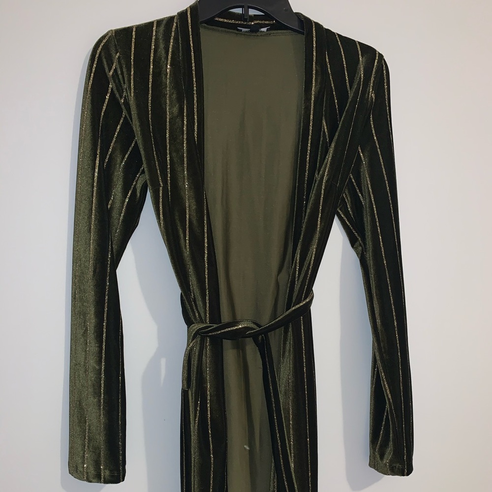 Fashion Nova Olive Green Dusk Jacket Small